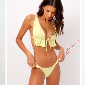 Frankies Bikini Yellow Set